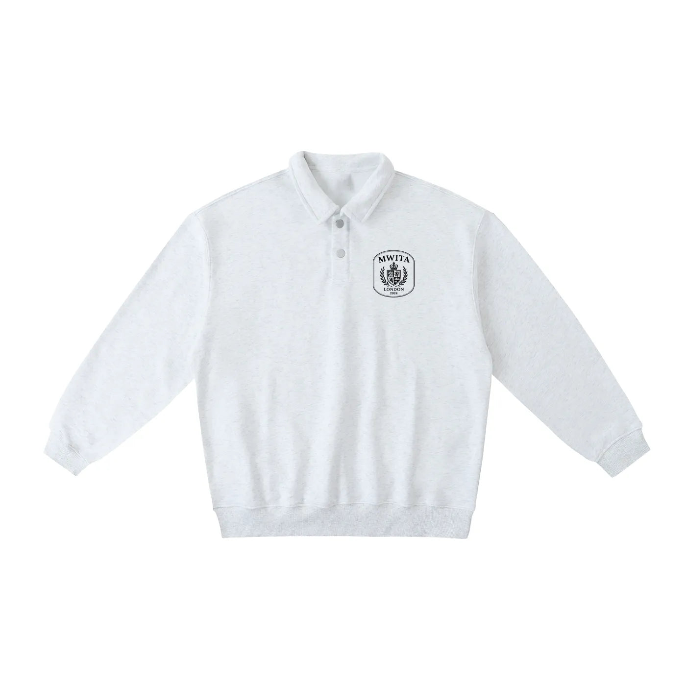 SM Royal Emblem Sweatshirt grey front