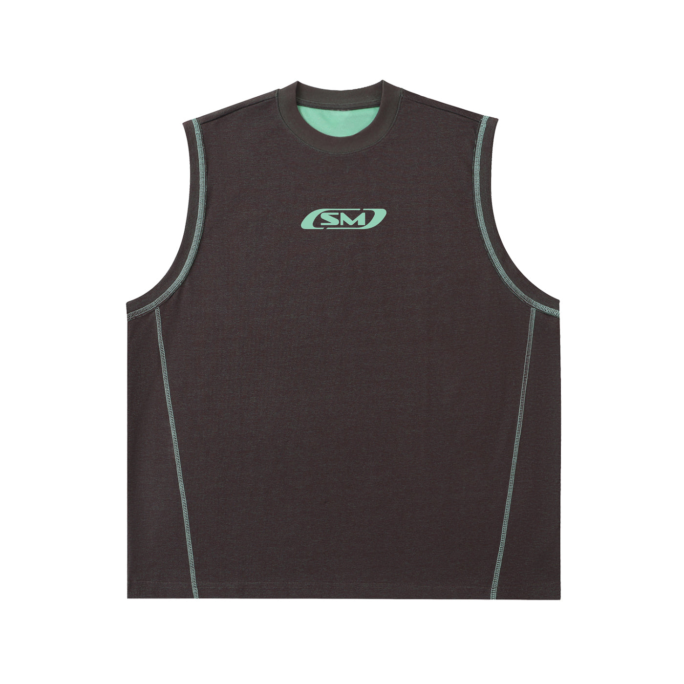 SM Motion Tank Top coffee front