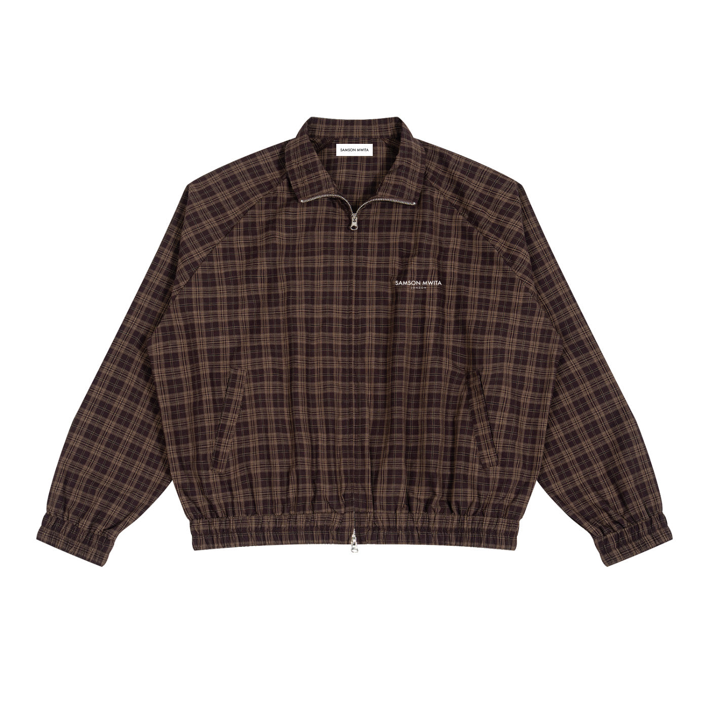 SM Meridian Jacket – Oversized Cropped Plaid Jacket | SAMSON MWITA