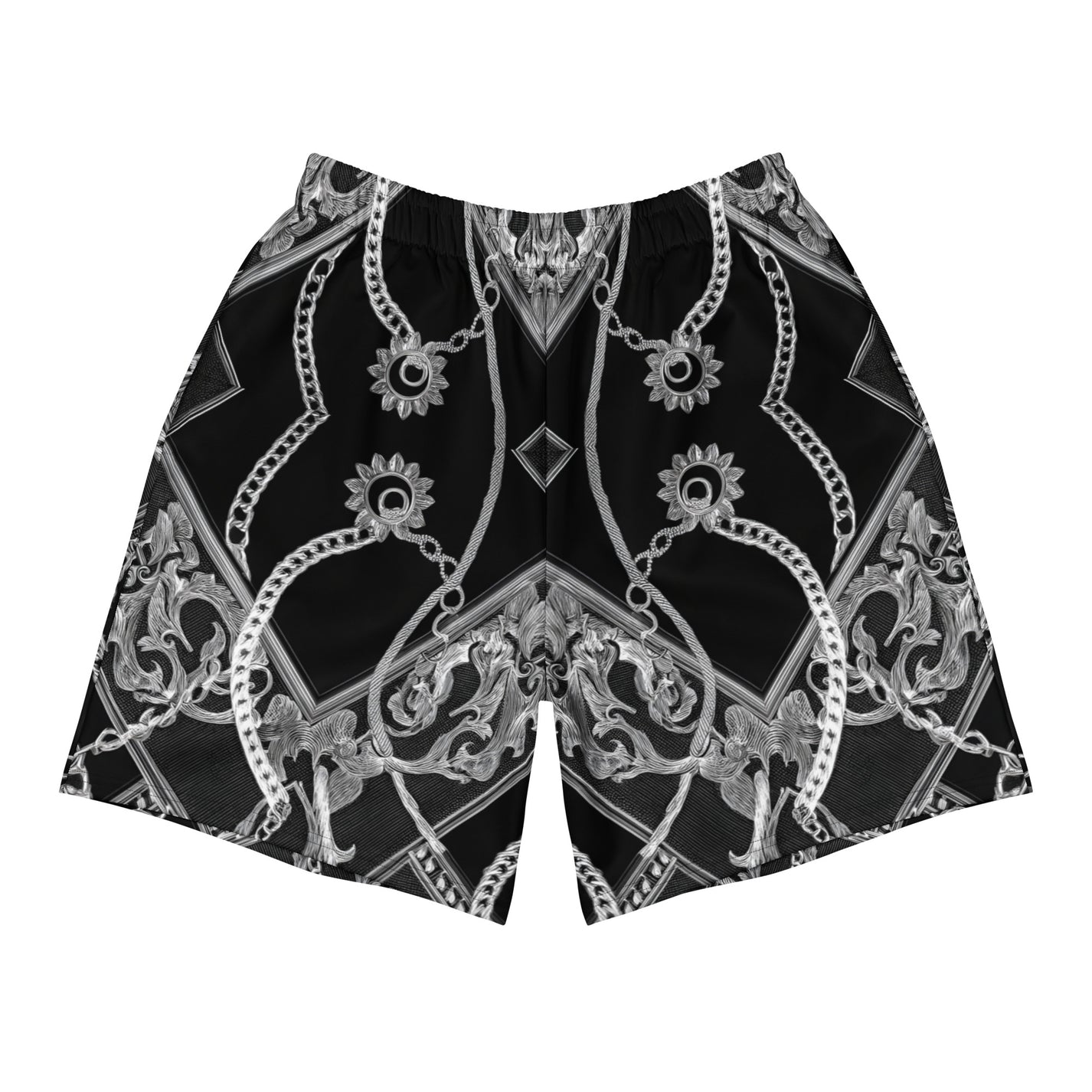 SM Gilded Waves Shorts black front