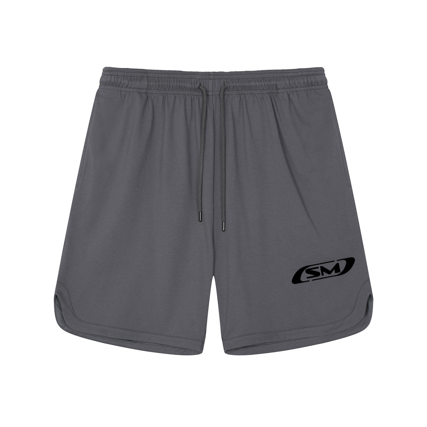 SM Motion Oversized Court Shorts charcoal front