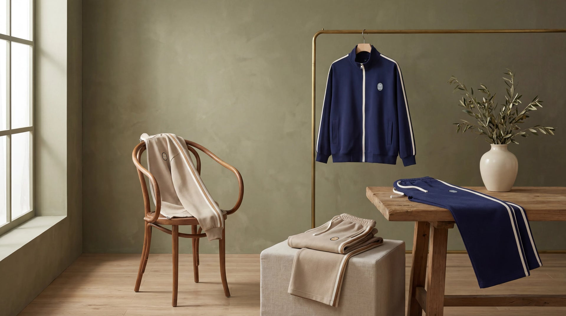 Composed editorial fashion image with a distinctive garment in a grounded setting expressing longevity, attachment, and lasting relevance.