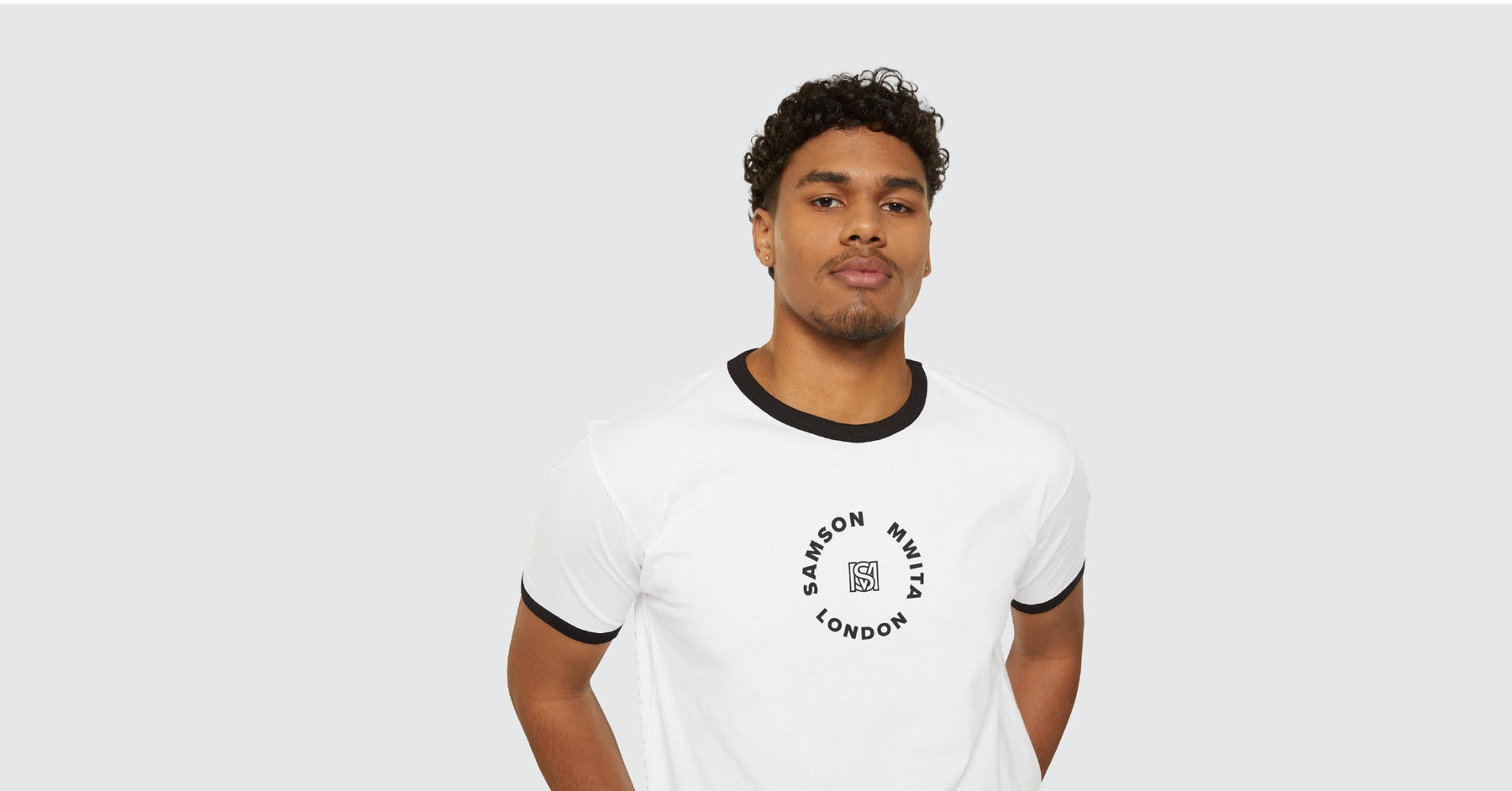 Model wearing SM London