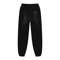 SM Sunfade Fleeced Sweatpants black back