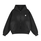SM Sig. Boxy Hoodie black front