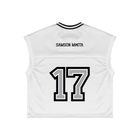 SM Gridiron Tank Top white back