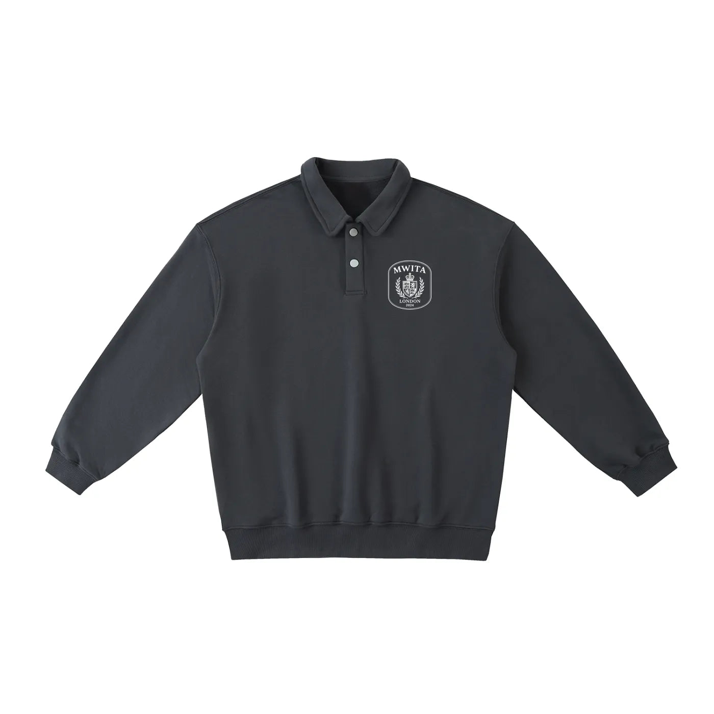 SM Royal Emblem Sweatshirt grey front