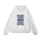SM Baroque Bloom Hoodie white front