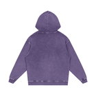 SM Sig. Acid Wash Oversized Hoodie purple back