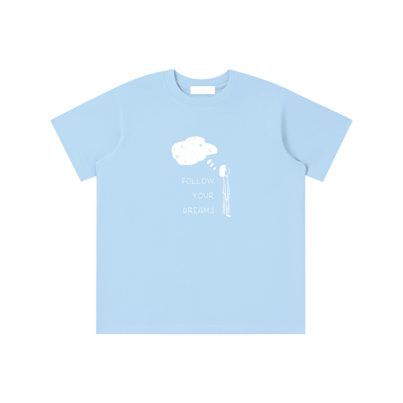 SM Follow Your Dreams Kids T-shirt blue front