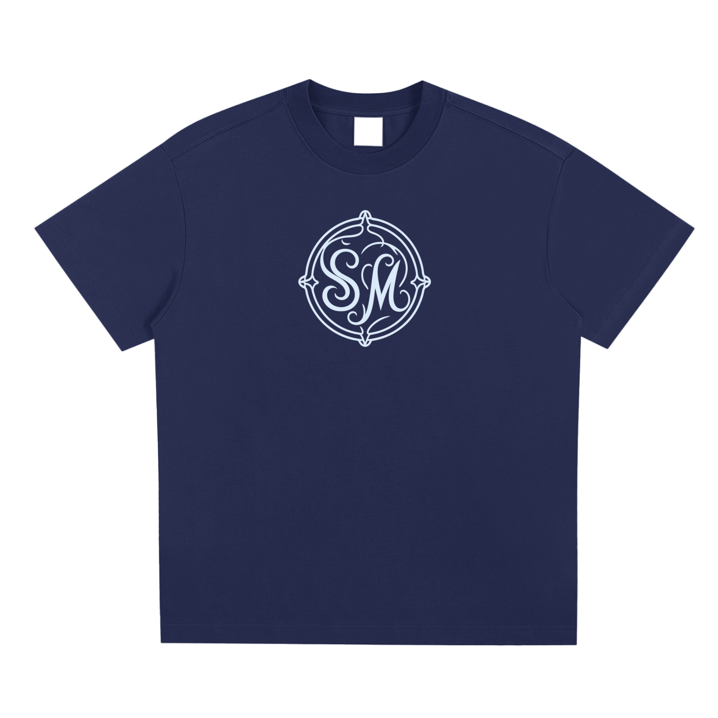 SM Emblem T-shirt Navy front