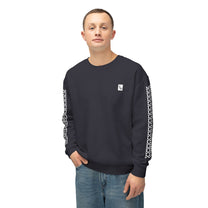 Model wearing SM Spine Sweatshirt black front