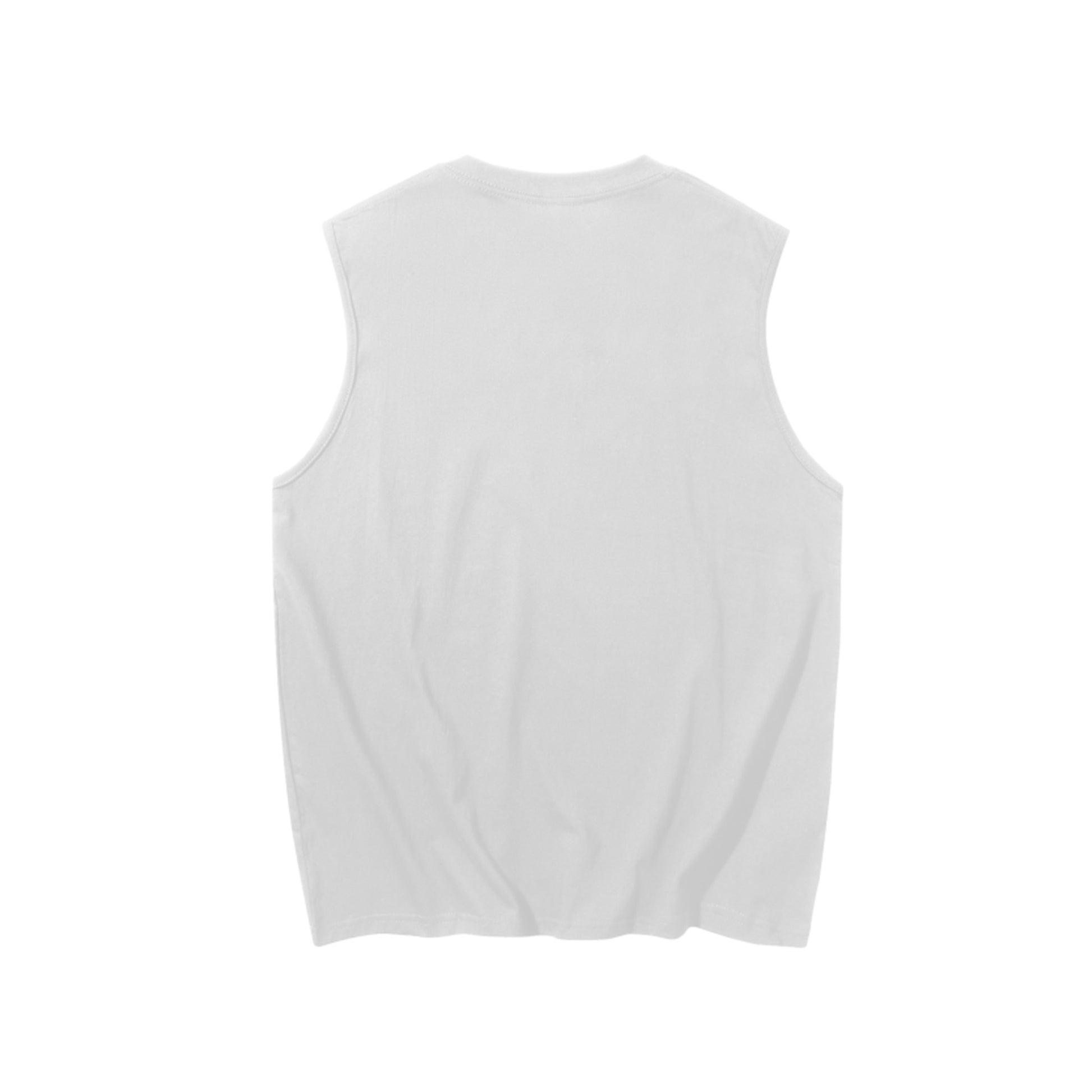SM Sig. Sleeveless Tank Top off-white back