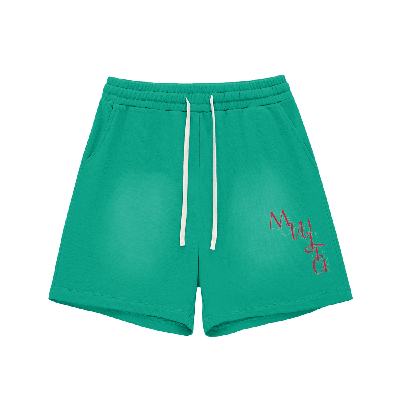SM Echo Fleur Shorts green front