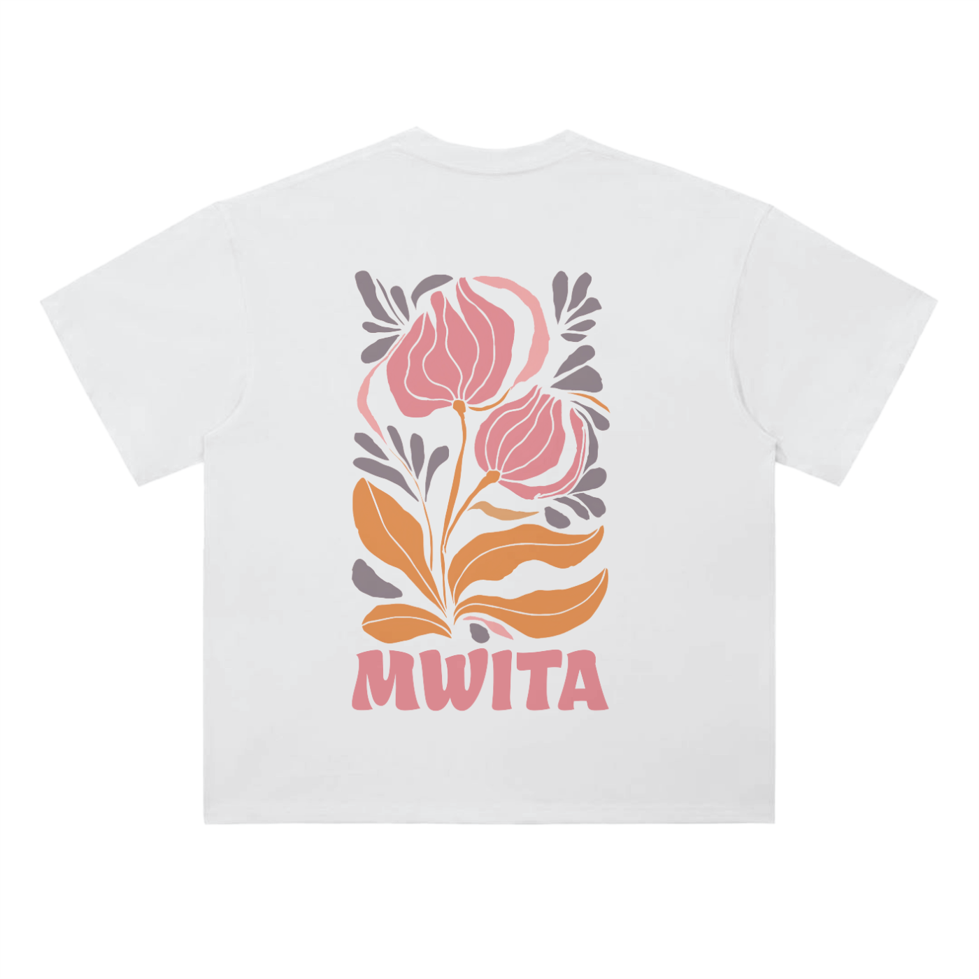 SM Floral Essence T-shirt back