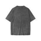SM Snow Washed Kids T-shirt pink front charcoal back