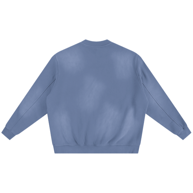 SM Sunfade Fleeced Sweatshirt denim back