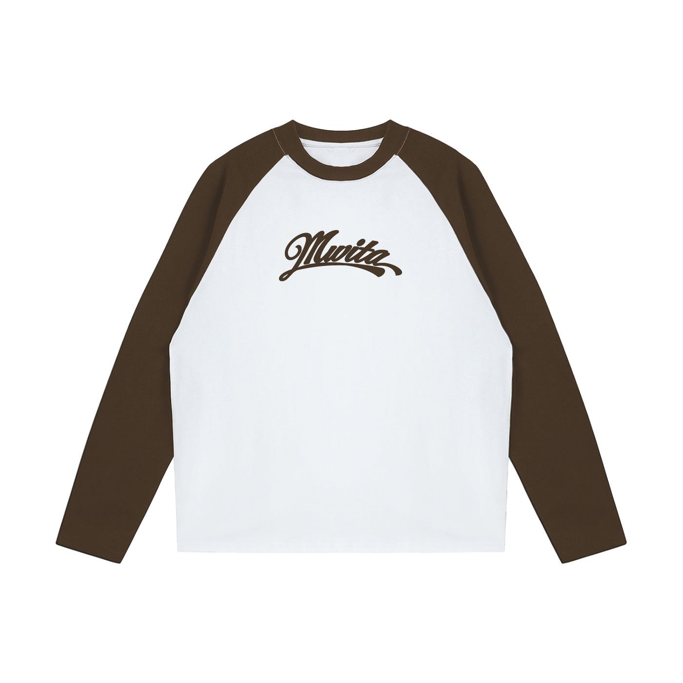 SM Retro Raglan Long-Sleeve T-shirt white front
