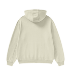 SM Sig. High Neck Fleece Hoodie sand back