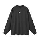 SM Sig. Long Sleeve T-shirt black dark grey front
