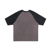 SM Royal Emblem T-shirt grey coffee back