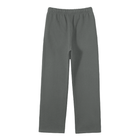 SM Fleece Straight Leg Trousers heather grey back