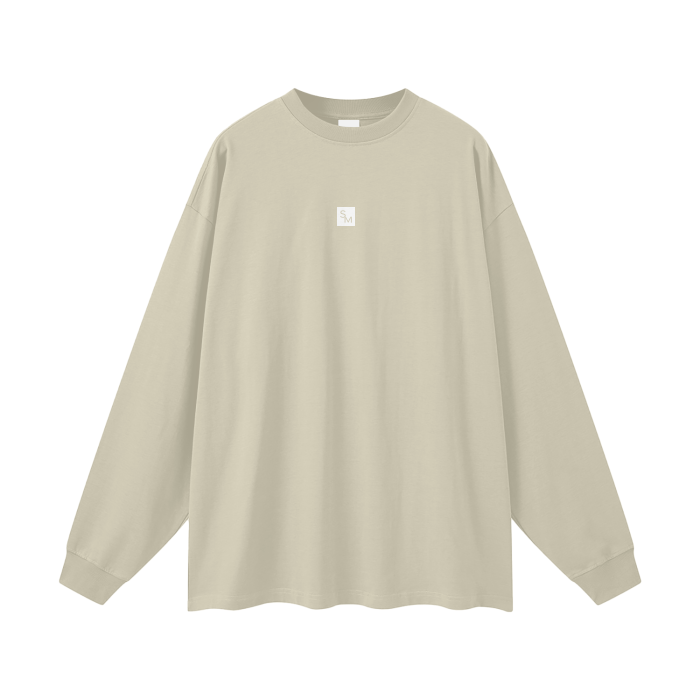 SM Sig. Long Sleeve T-shirt Sand front