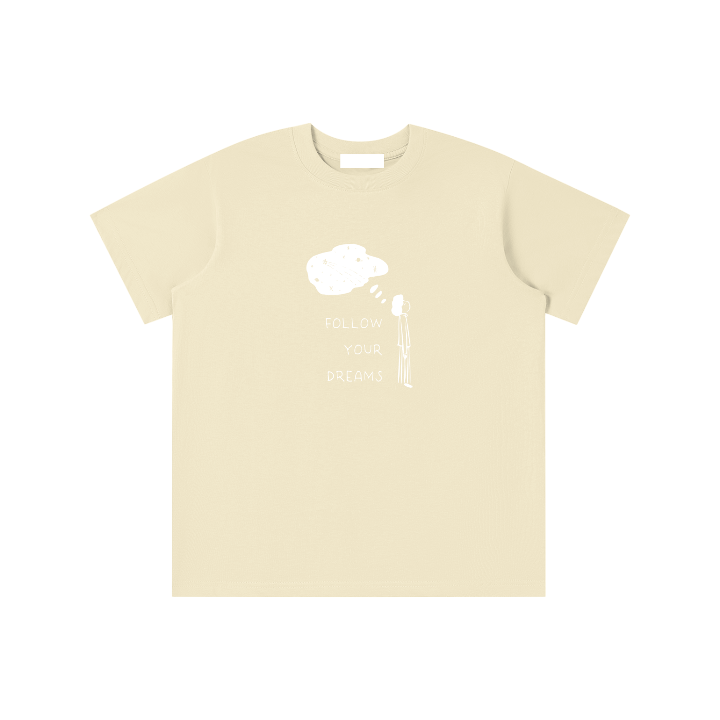 SM Follow Your Dreams Kids T-shirt yellow front