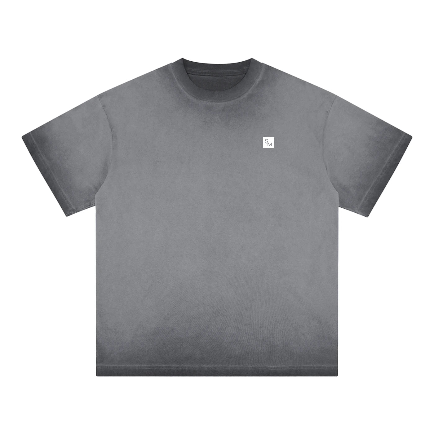 SM Sig. Reverse Dyed T-shirt charcoal