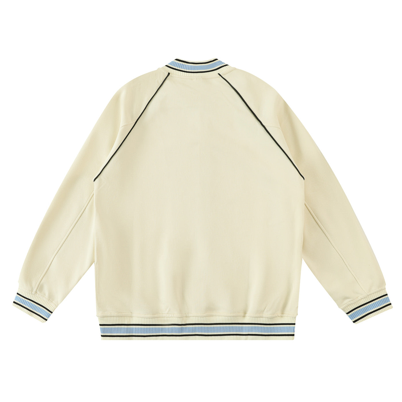SM Varsity Jacket beige back