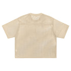 SM Mesh Boxy T-shirt beige back