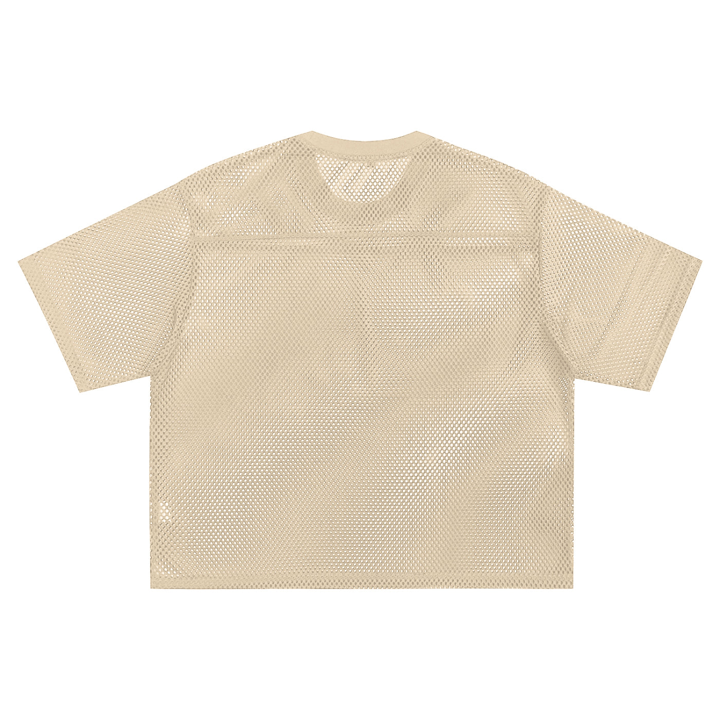 SM Mesh Boxy T-shirt beige back