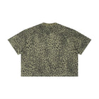 SM Leopard Print Boxy T-shirt green back