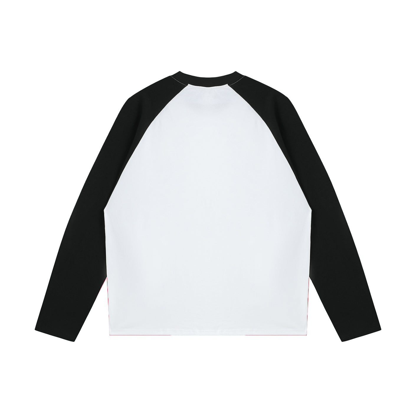 SM Retro Raglan Long-Sleeve T-shirt white back