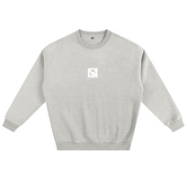 SM Fleece Sweatshirt heather grey front