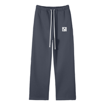 SM Fleece Straight Leg Trousers navy front