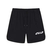 SM Motion Oversized Court Shorts black front