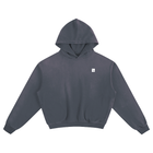SM Sunfade Boxy Hoodie chambray front