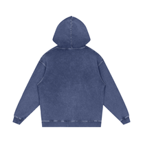 SM Sig. Acid Wash Oversized Hoodie chambray back