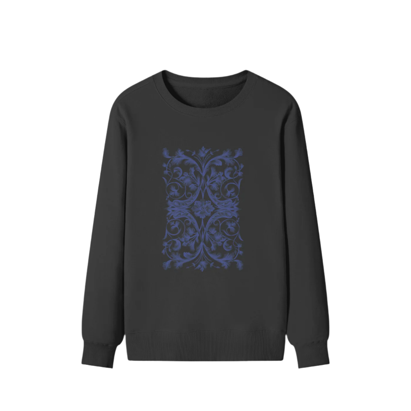 SM Baroque Bloom Sweatshirt black front