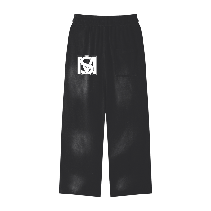 SM Monkey Wash Sweatpants black back