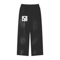 SM Monkey Wash Sweatpants black back
