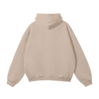 SM Sig. Fleece Hoodie grey apricot back