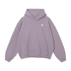 SM Sig. Fleece Hoodie light purple front
