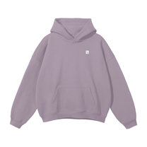 SM Sig. Fleece Hoodie light purple front