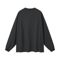 SM Sig. Long Sleeve T-shirt dark grey back