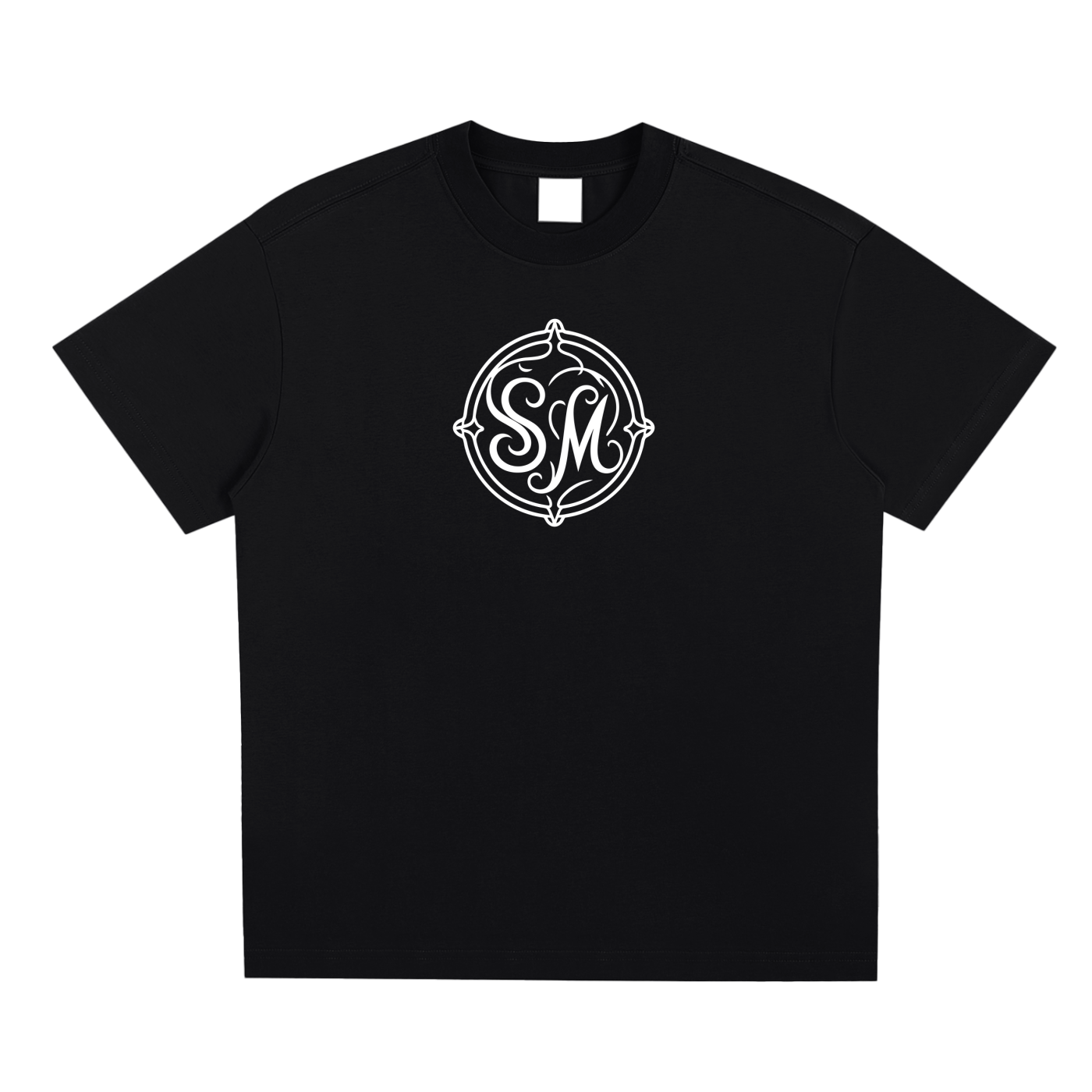SM Emblem T-shirt Black front