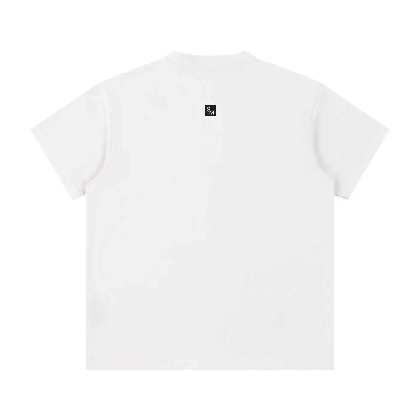 SM Sig. Henley T-shirt white back