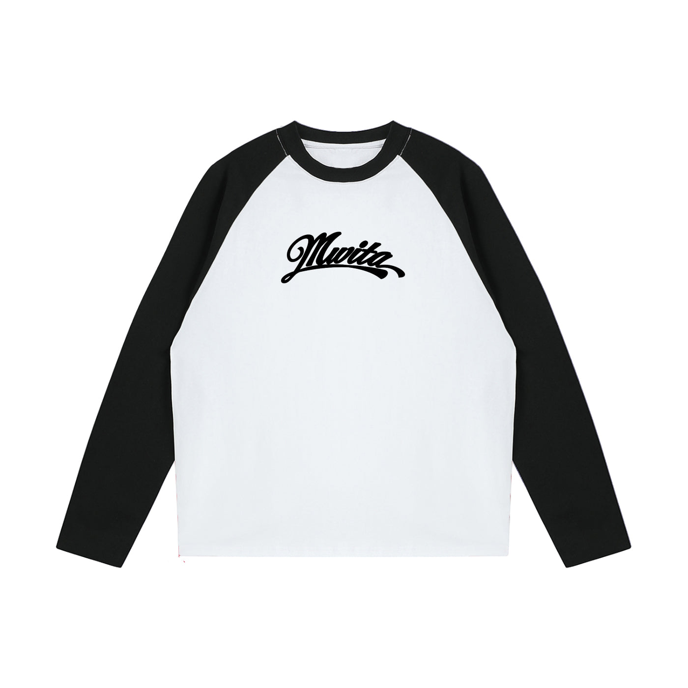SM Retro Raglan Long-Sleeve T-shirt white front