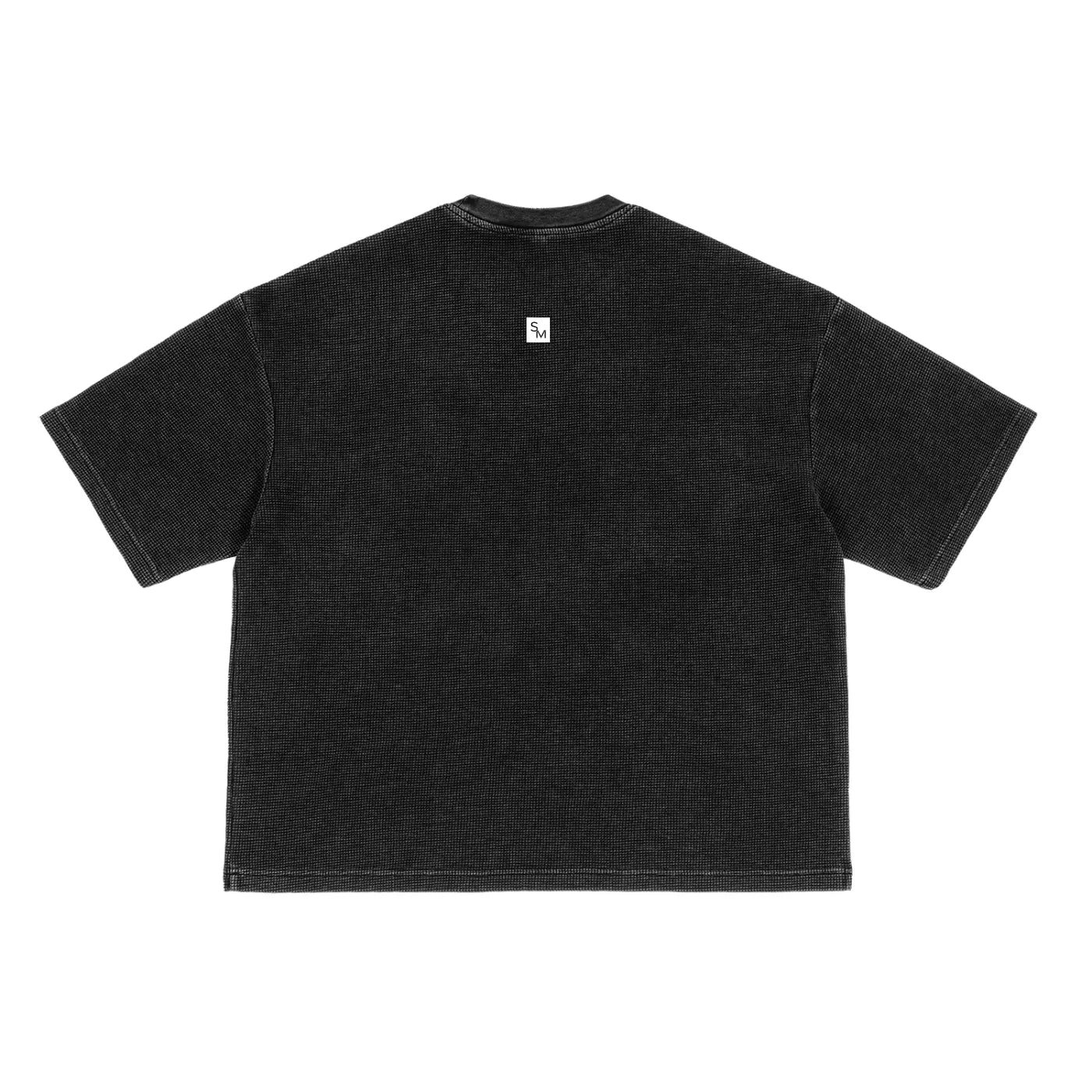 SM Sig. Waffle Washed Boxy T-Shirt back